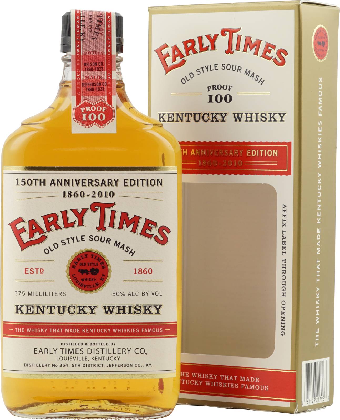 Early Times 150th Anniversary Edition 0,35 Liter 50 % -