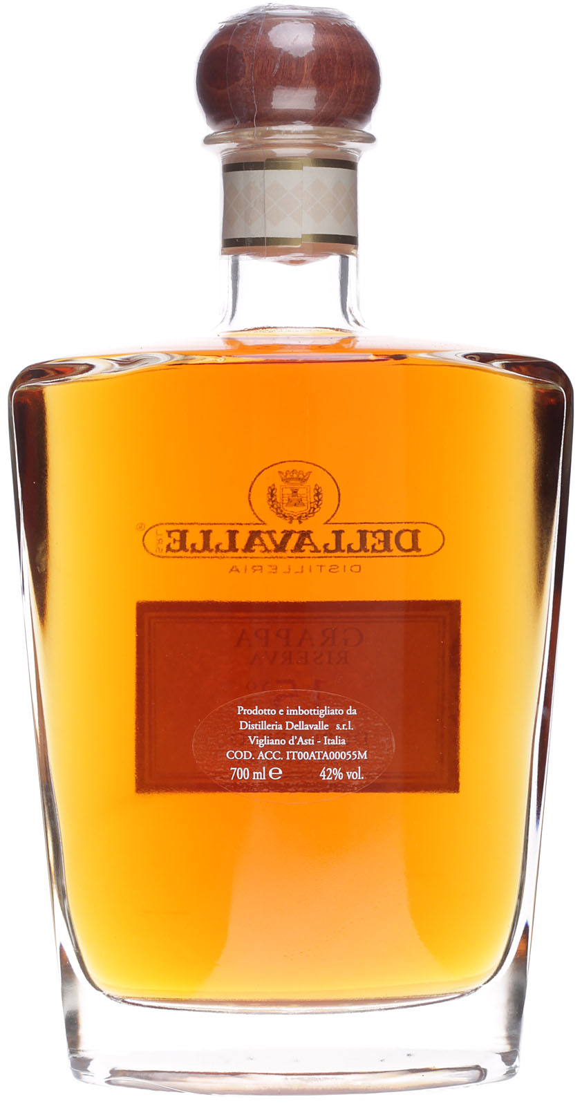 Della Valle Grappa Riserva 15年 木箱入り Della Valle Grappa Riserva 15年 木箱入り
