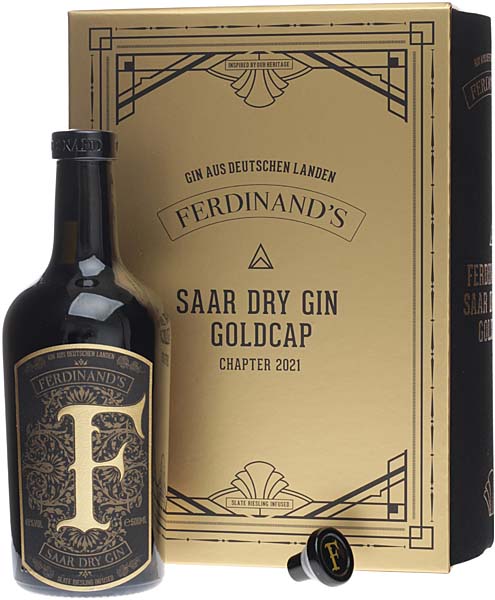 Ferdinand's Saar Dry Gin Goldcap クラフトジン フェルディナンズ ザール ドライジン ゴールドキャップ2019
