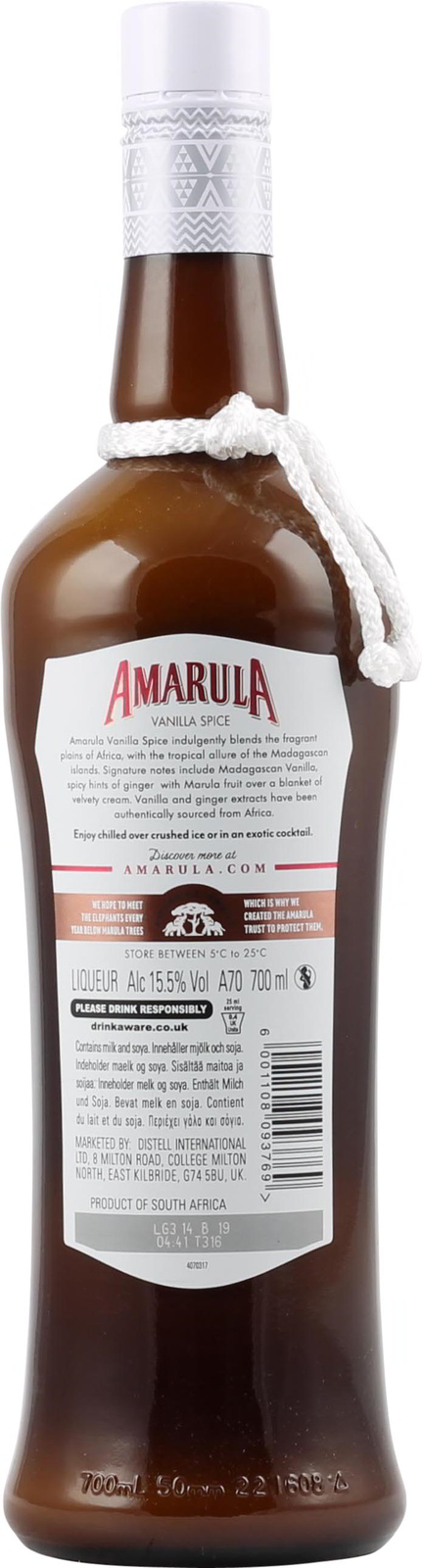 Amarula Vanilla Spice 0,7 Liter 15,5 % Vol. die südafri