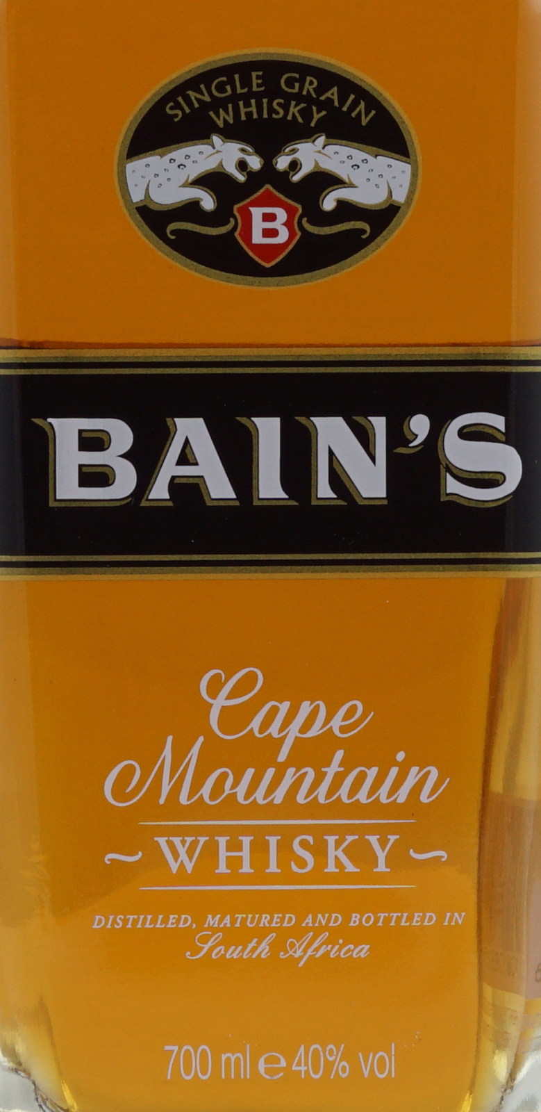 Bains Cape Mountain Single Grain Whisky aus Südafrika