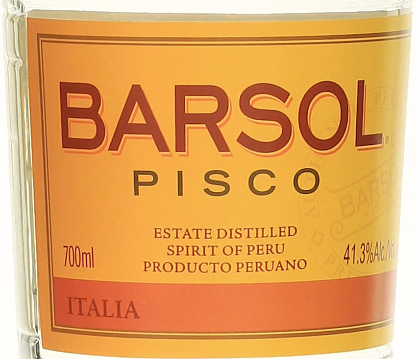 Shop % 41,3 Pisco Liter Barsol Italia Vol. 0,7 im