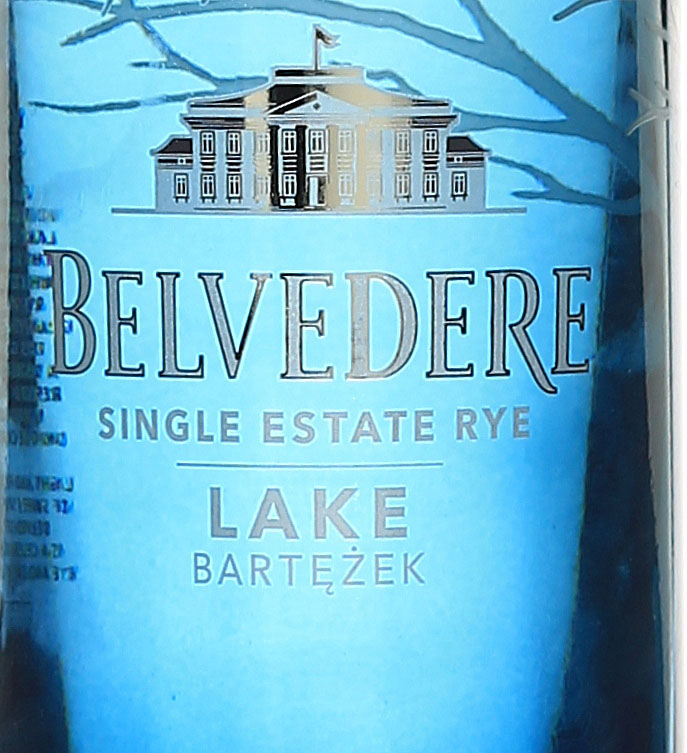 Belvedere Single Estate Rye LAKE BARTĘŻEK 40% Vol. 1l @Malva