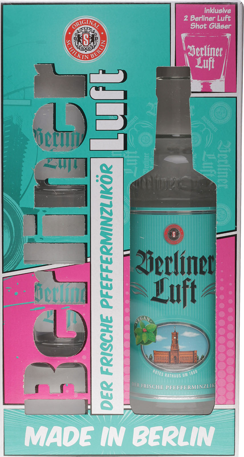 Berliner Luft Pfefferminz Likör - kultige Pfefferminze