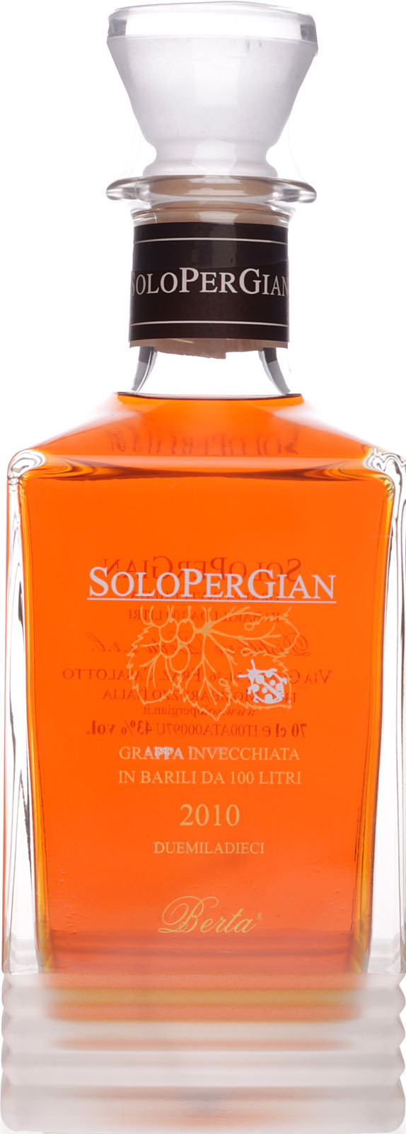 Berta Solo per Gian Grappa Invecchiata 2010 günstig im