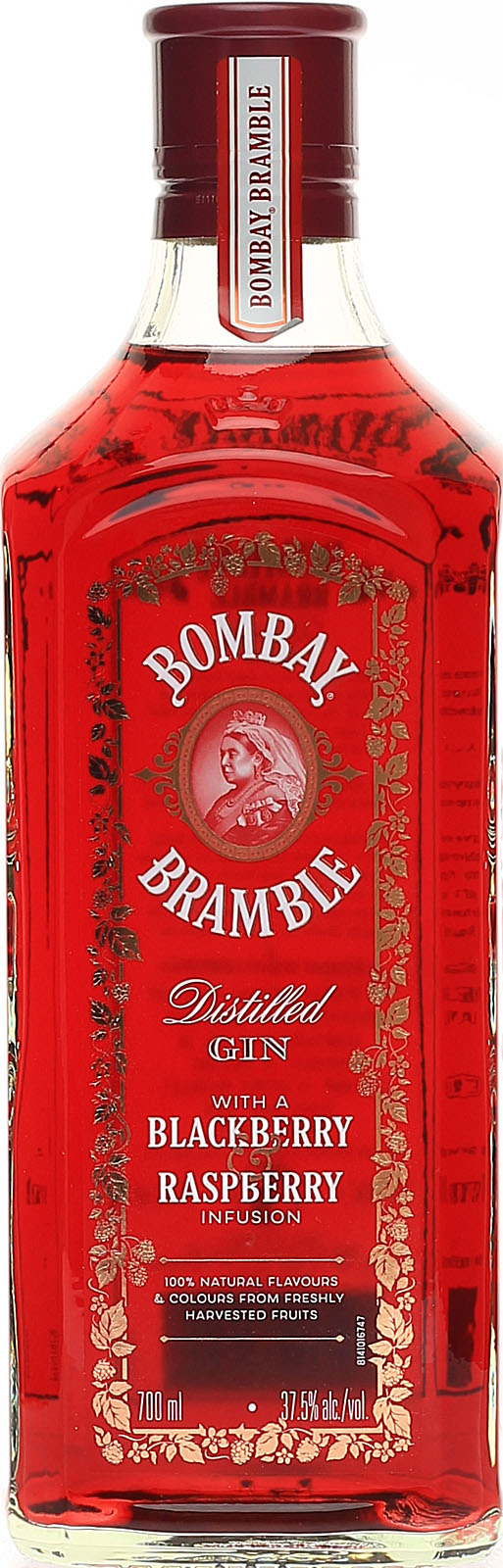 LED beleuchtet Leere Flasche Bombay Bramble Gin Für Sammler