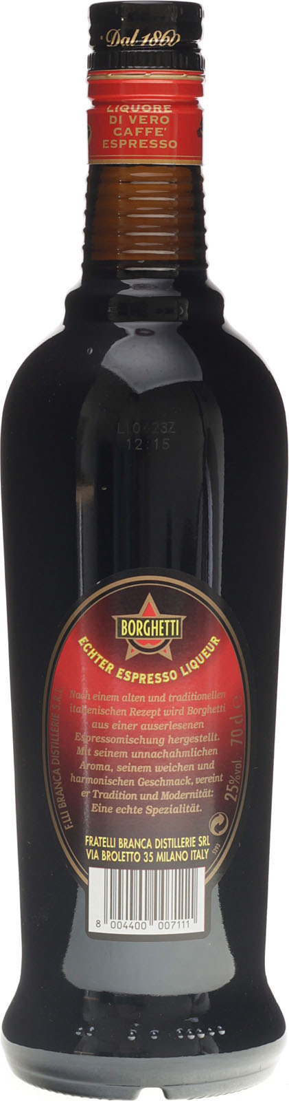 Borghetti Espresso Likör - Borghetti Likör aus echtem i