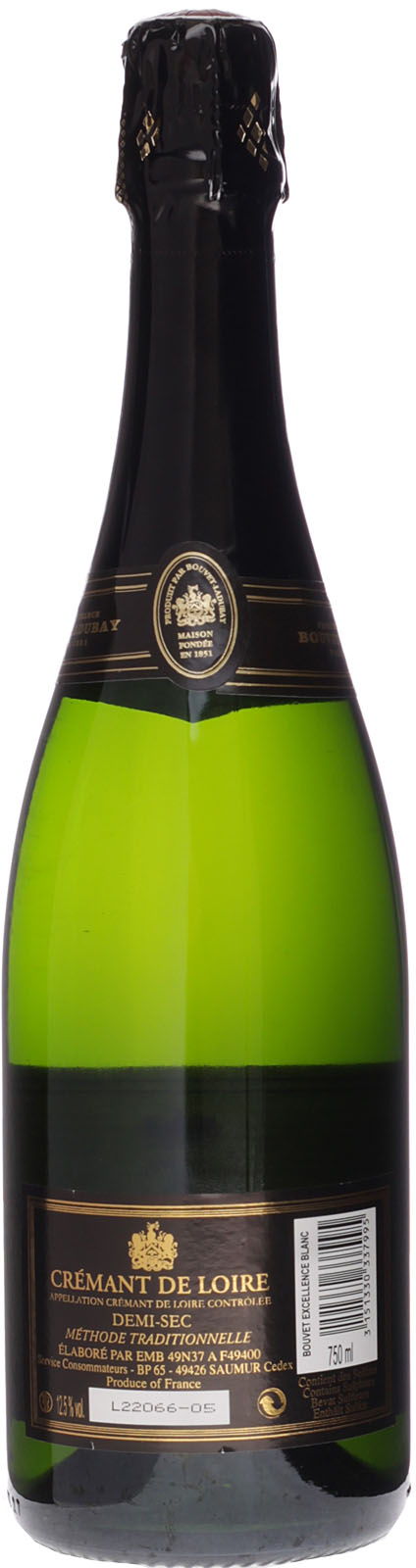 Bouvet Ladubay Cremant de Loire Demi Sec Excellence bei