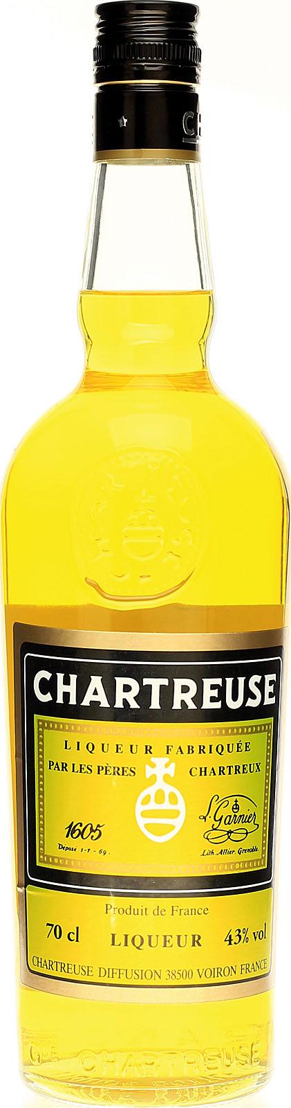 Chartreuse Gelb der französiche Kloster Kräuterlikör 70