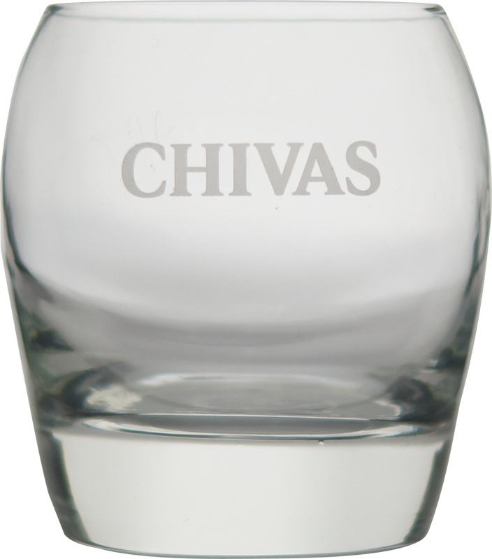 Chivas Regal 12 Jahre Glas Gläser Whisky Design Edel Tumbler Gastro Bar Deko NEU 