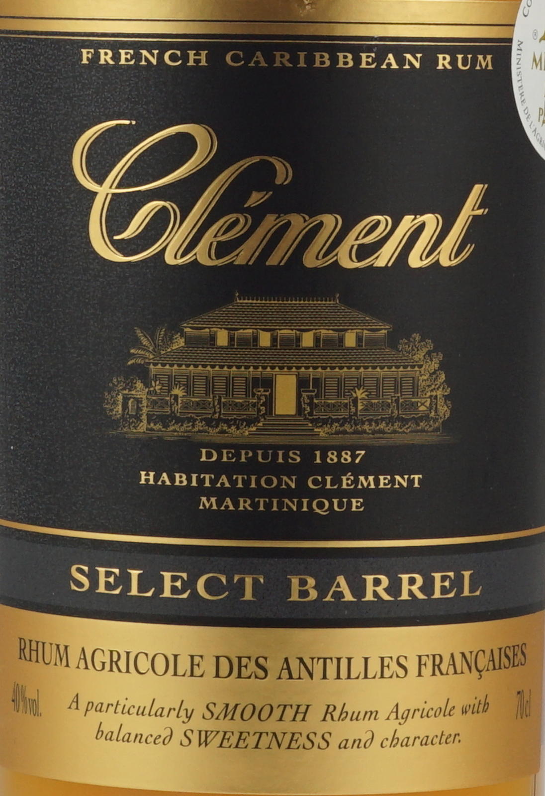 Clement Rhum Select Barrel ist guter Rum aus Martinique
