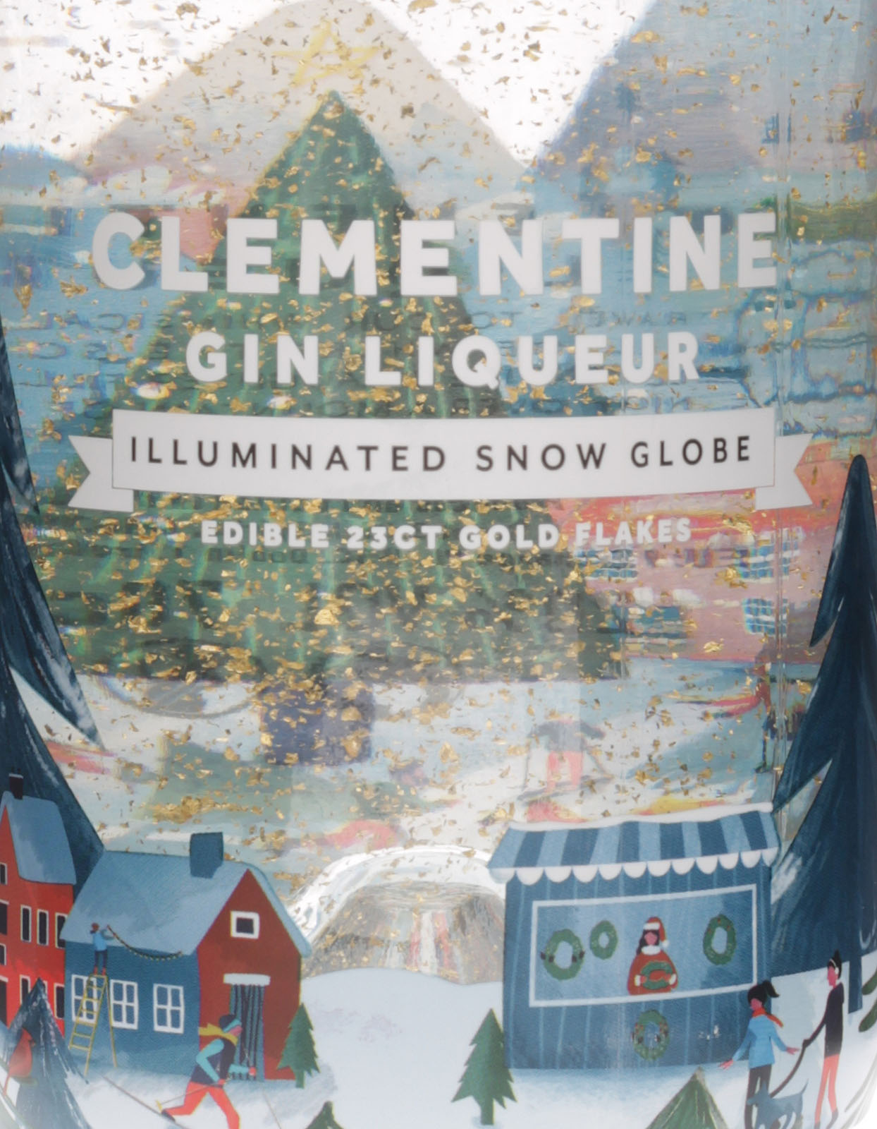 Clementine Gin Liqueur Illuminated Snow Globe im Shop k