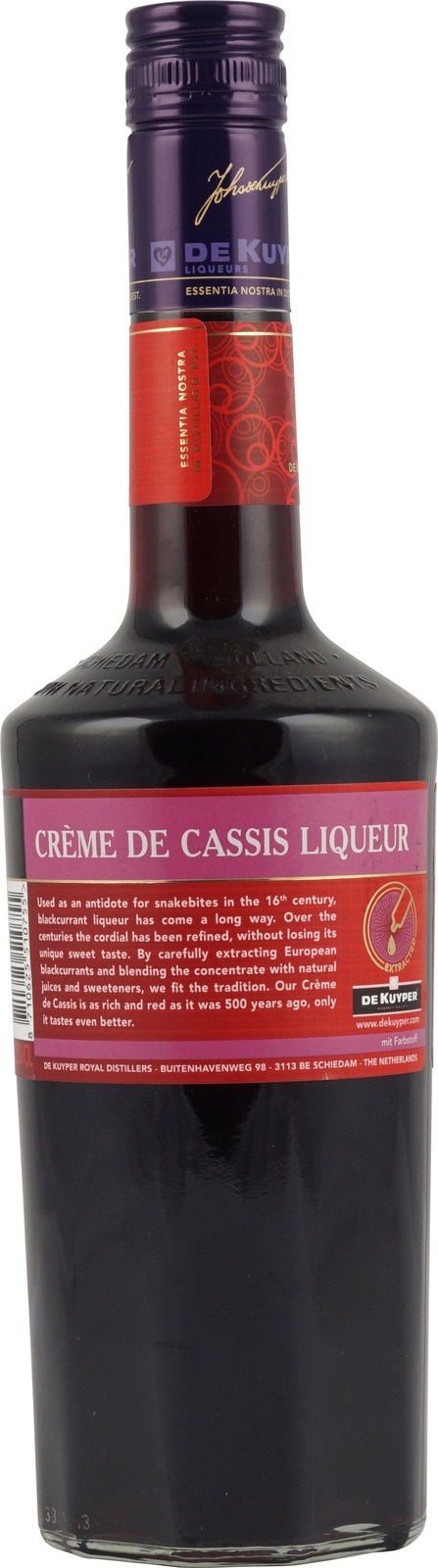 De Kuyper Creme de Cassis Likör hier im Shop kaufen