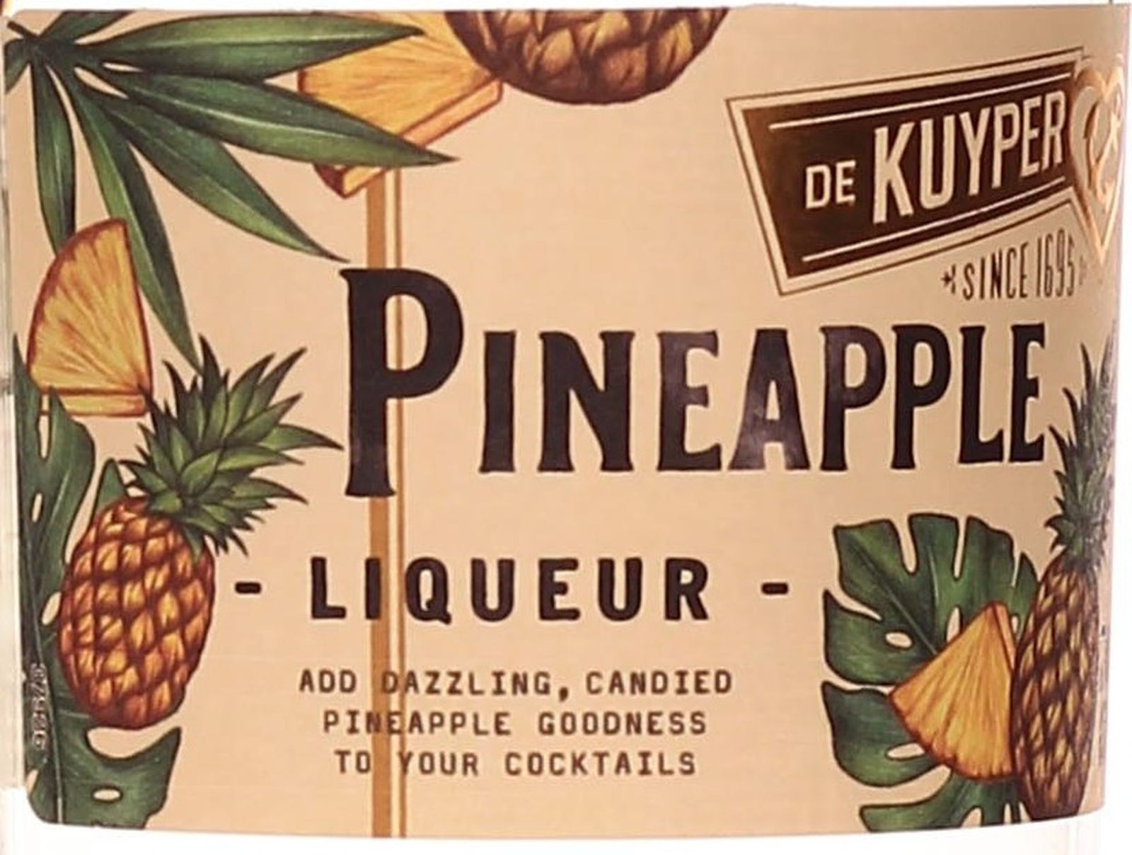 De Kuyper Pineapple, Ananas Likör aus dem berühmten Spi