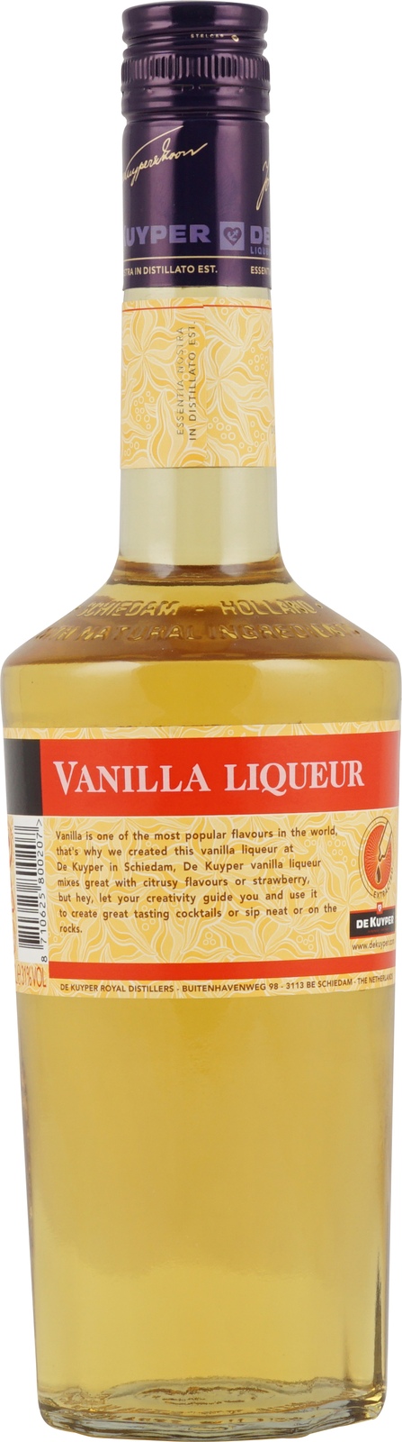De Kuyper Vanille Likör aus den Niederlanden mit 31 % V De Kuyper Vanille Likör aus den Niederlanden mit 31 % V