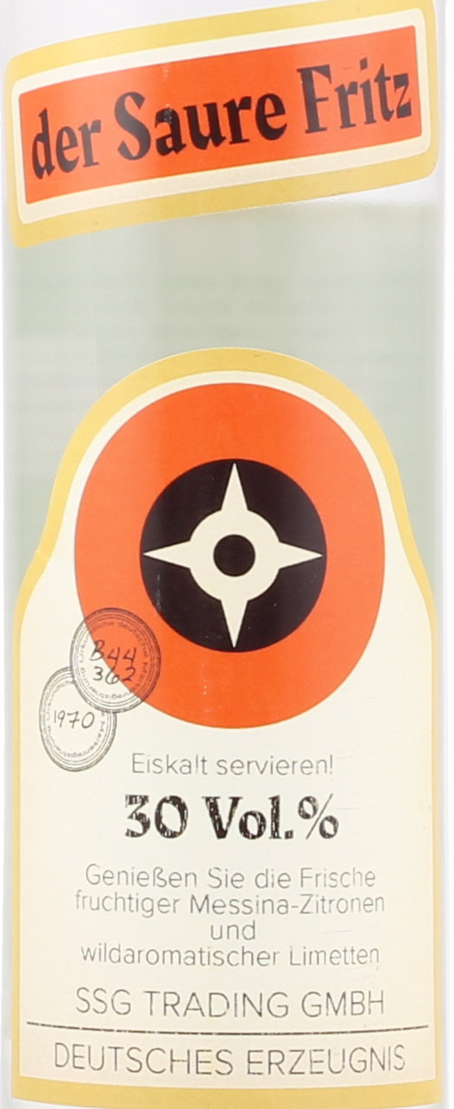 Der Saure Fritz Ist Ein Likor Aus Deutschland Der Seine Beruhmtheit In Den 70er