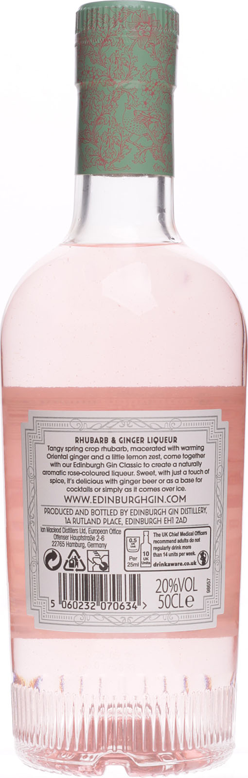 Edinburgh Rhubarb & Ginger Liqueur 0,5 Liter im Shop ka