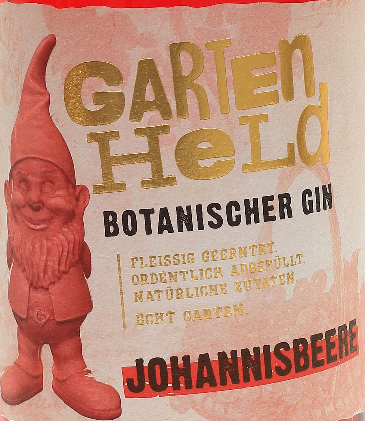 Gartenheld Botanischer Gin Johannisbeere 0,5 Liter - Be