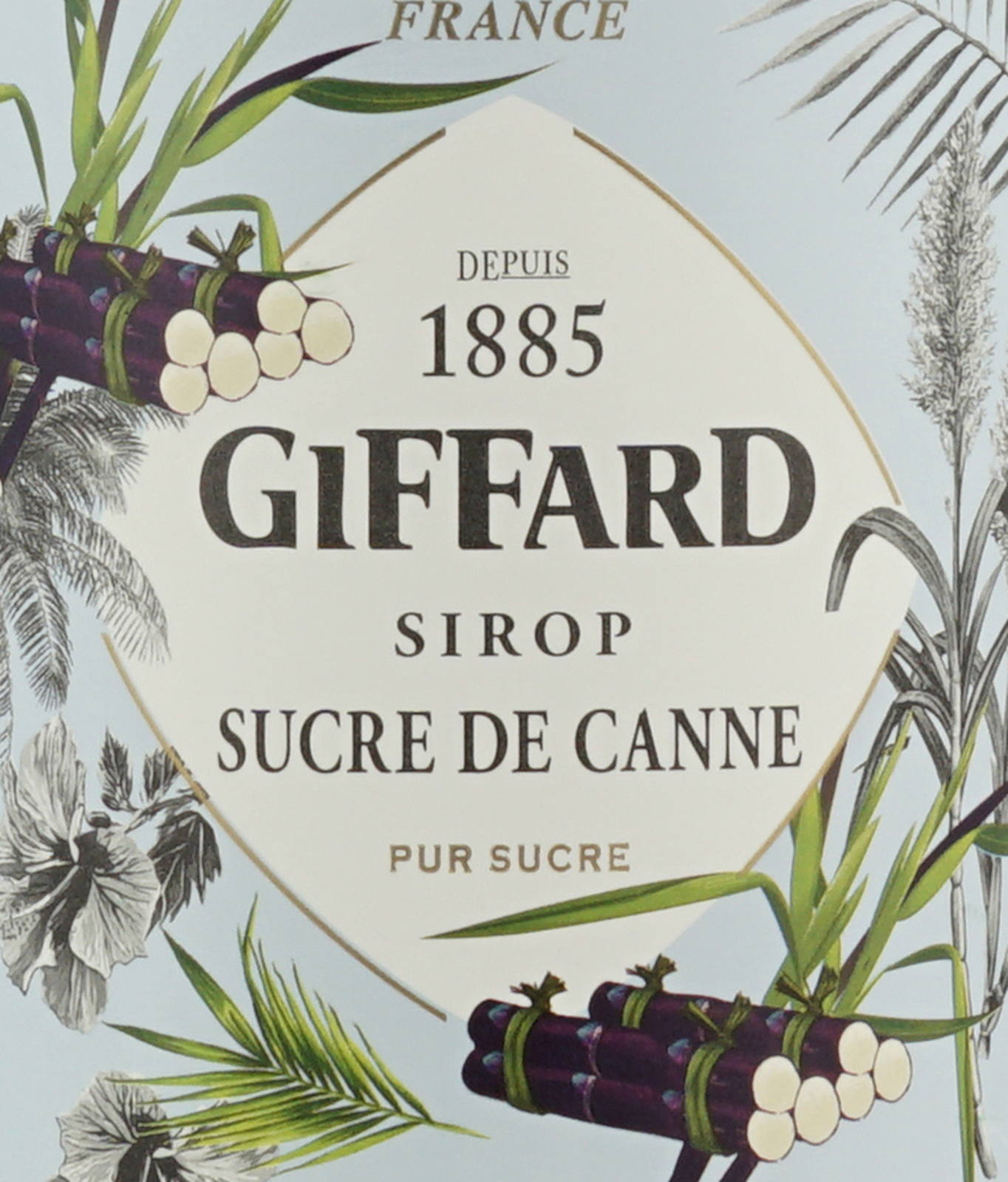 Giffard Rohrzucker Sirup 1L Set - Mit Boston Shaker & Barzubehör Für Cocktails