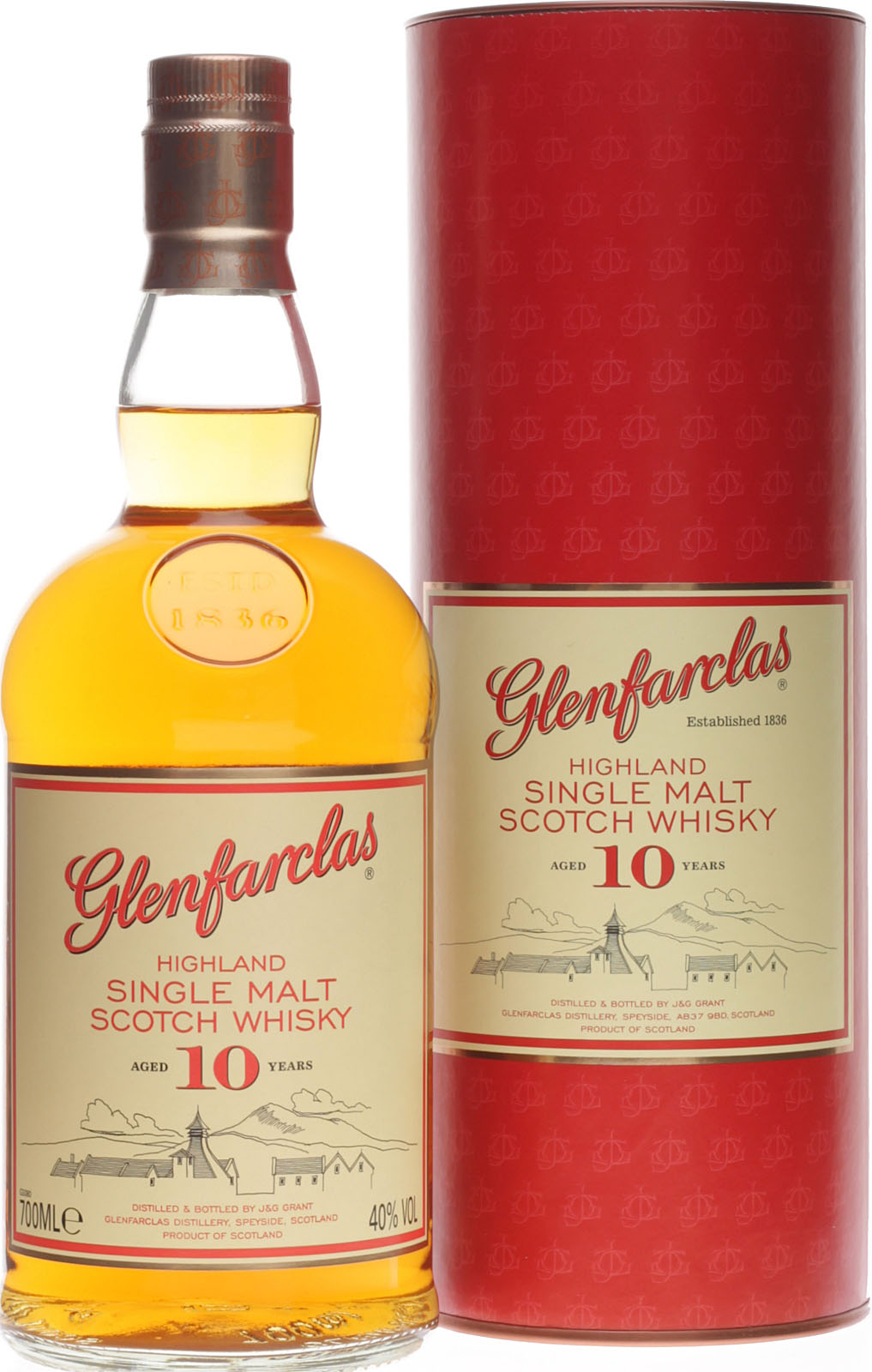 Glenfarclas 10 Jahre Whisky in 700 ml Flasche günstig o