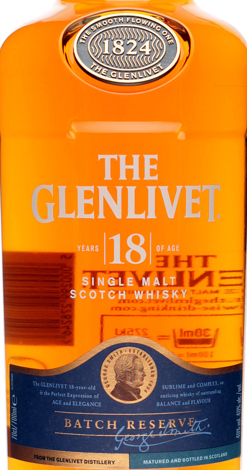 Glenlivet 18 Jahre Batch Reserve 0,7 Liter 40 Vol. im