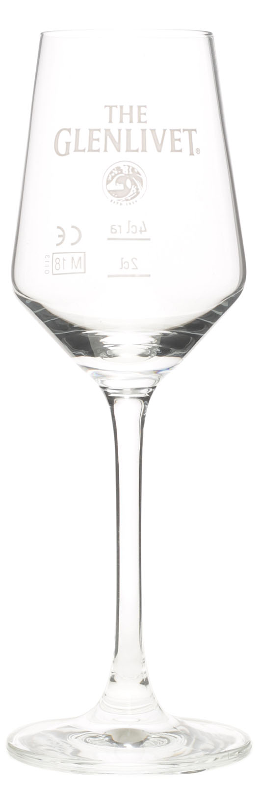 765 The Glenlivet Scotch Whisky Tastingglas langer dicker Stiel Nosing Gläser 