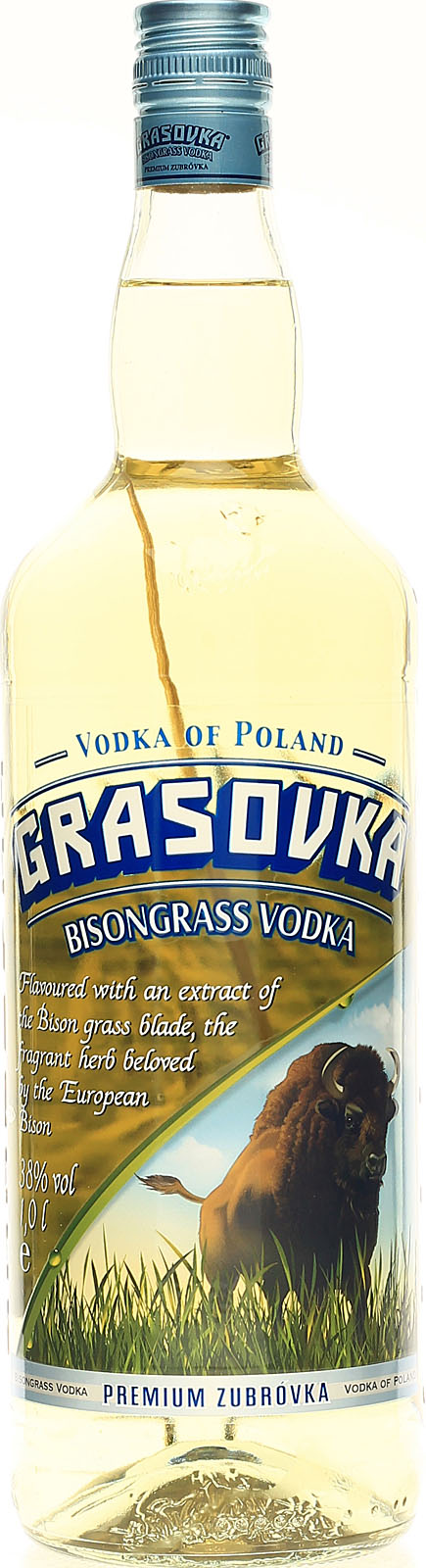 Grasovka Bison Grass Vodka 1 Liter mit Büffelgras hier
