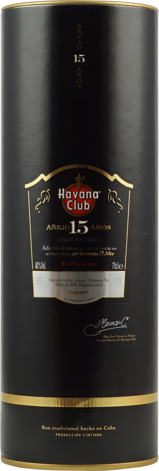 Havana Club 15 Jahre 700ml 40 havana club 15 jahre 0 7l 40