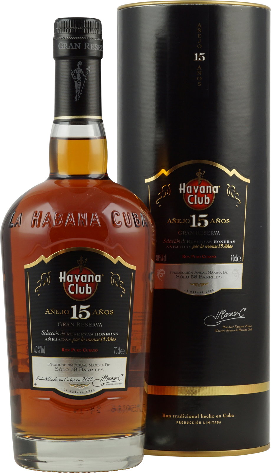 Havana Club 15 Jahre 700ml 40 havana club 15 jahre 0 7l 40