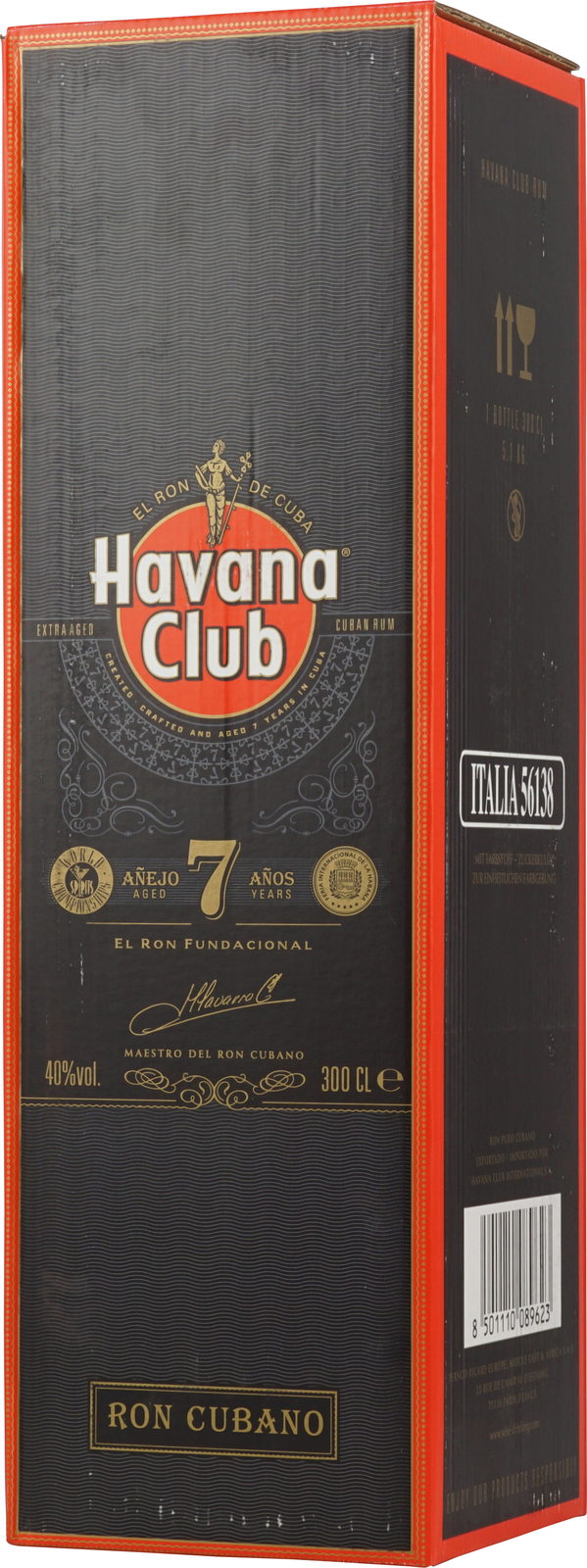 Havana Club Rum 7 Jahre in der 3,0 Liter Flasche mit 40