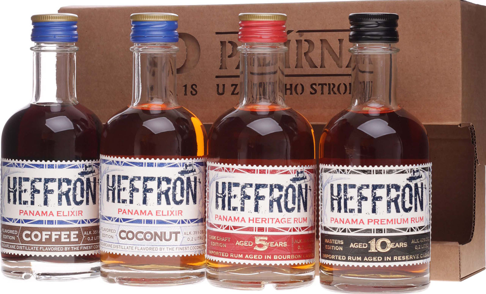 Heffron Rum Tasting Set 4 x 0,2 Liter günstig bei uns i