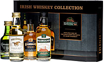 Irish Whiskey Collection 4 x 0,05 l, Mini-Set, Cooley, 