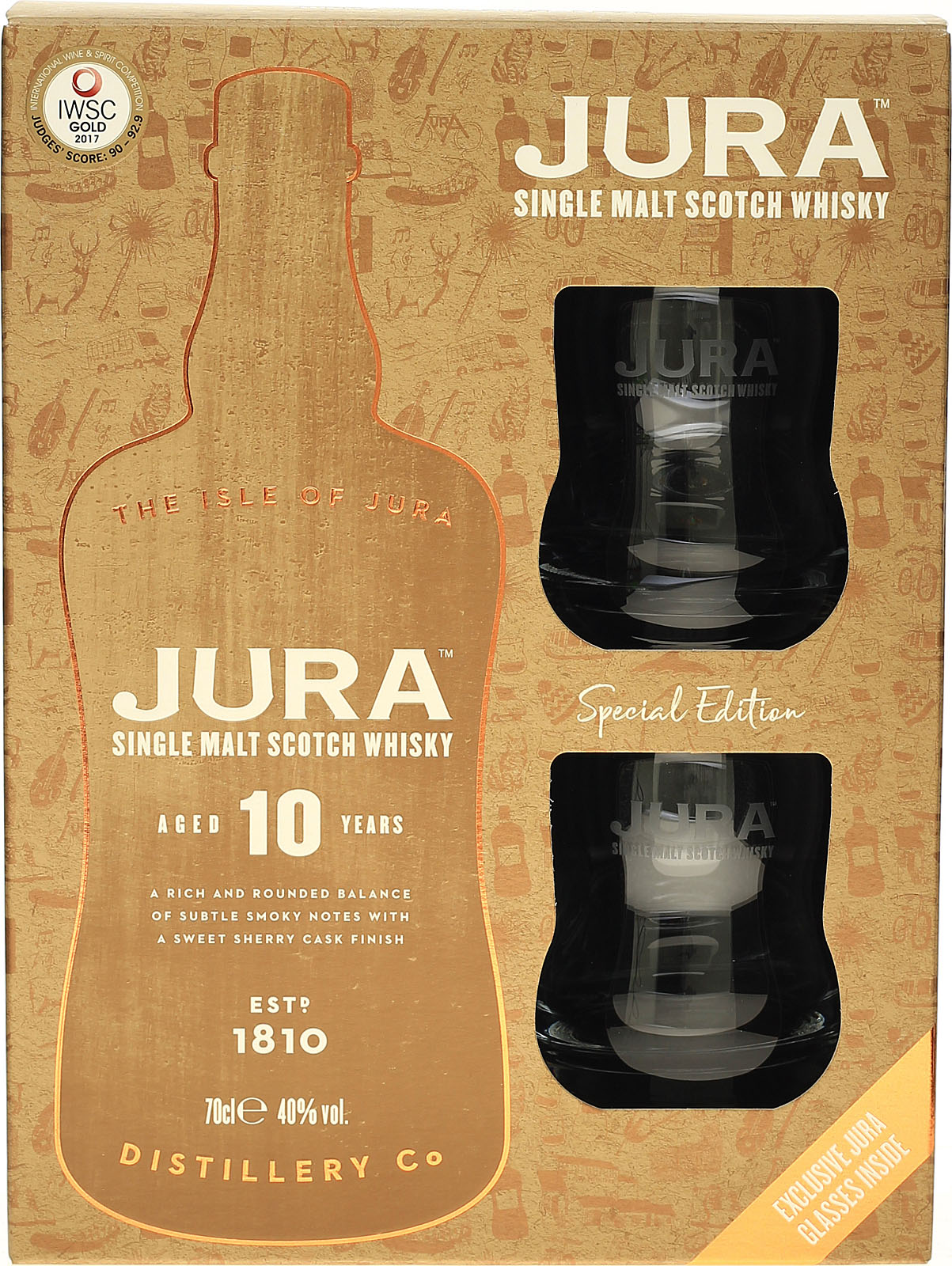 Isle of Jura 10 Jahre Ein süsslicher Single Malt in d