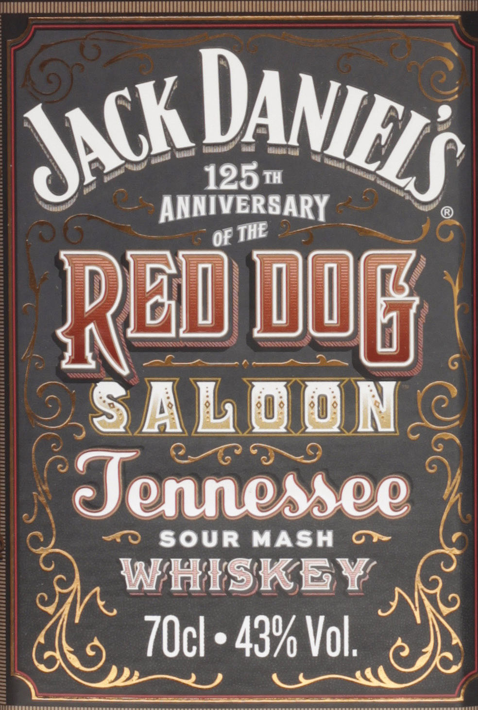 Jack Daniel´s Red Dog Saloon Limited Edtion 0,7 Liter