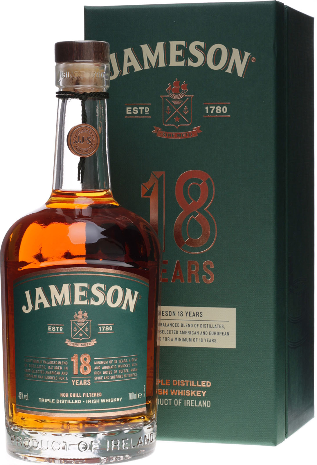 Jameson 18 Jahre Triple Distilled Irish Whiskey günstig