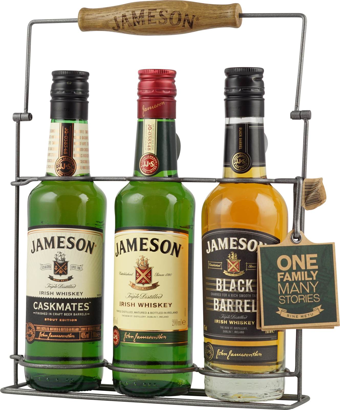 Jameson Whiskey Set mit Black Barrel, Jameson Classic u