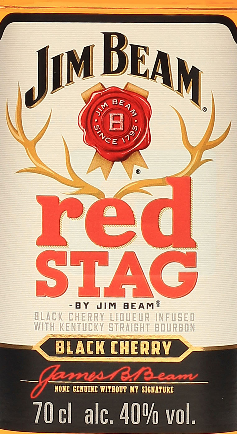 Jim Beam Red Stag in der 0,7 Liter Flasche mit 40 % Vol. hier im Shop