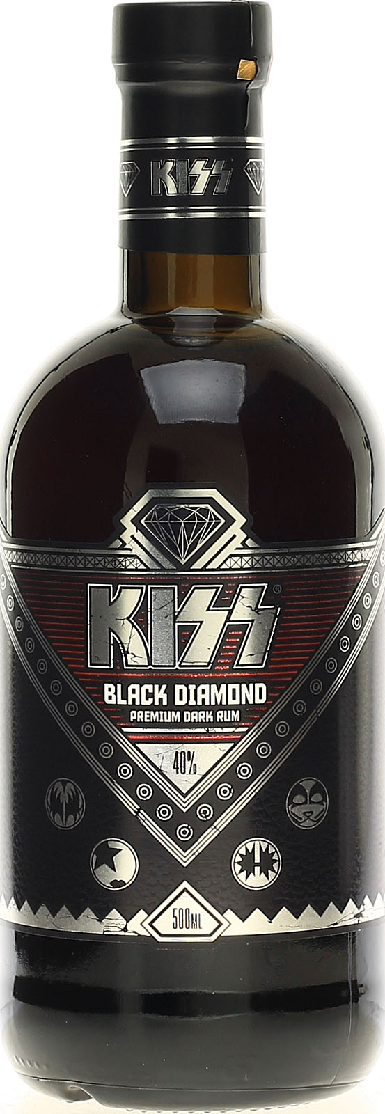 Kiss Black Diamond Rum 0,5 Liter 40 Vol.