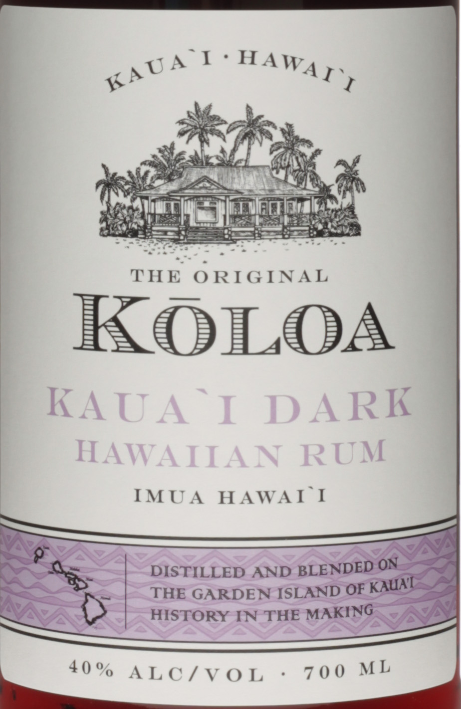 Koloa Kauai Dark Rum 0,7 Liter 40 Vol. im Shop kaufen