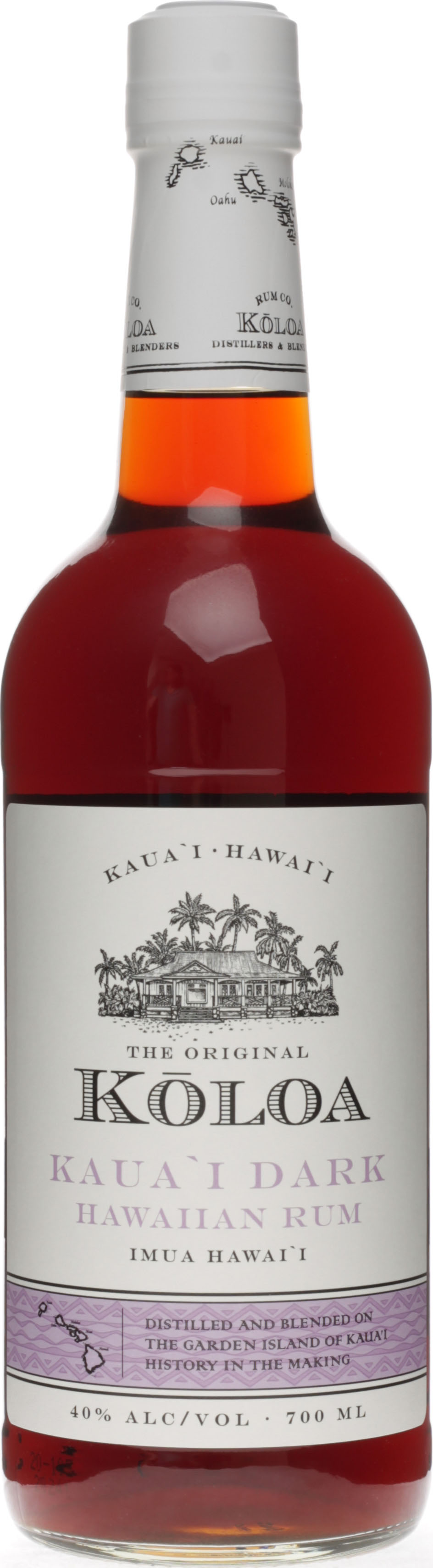 Koloa Kauai Dark Rum 0,7 Liter 40 Vol. im Shop kaufen