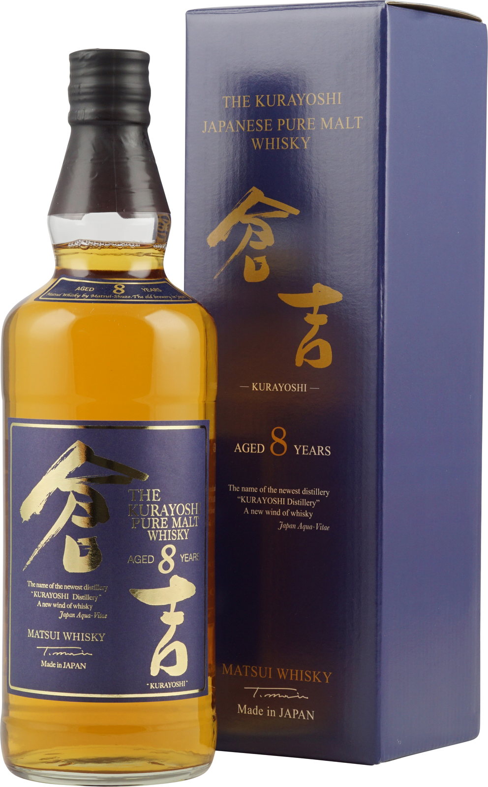 Kurayoshi 8 Jahre Pure Malt Whisky aus Japan mit 700 ml und 43 Vol.