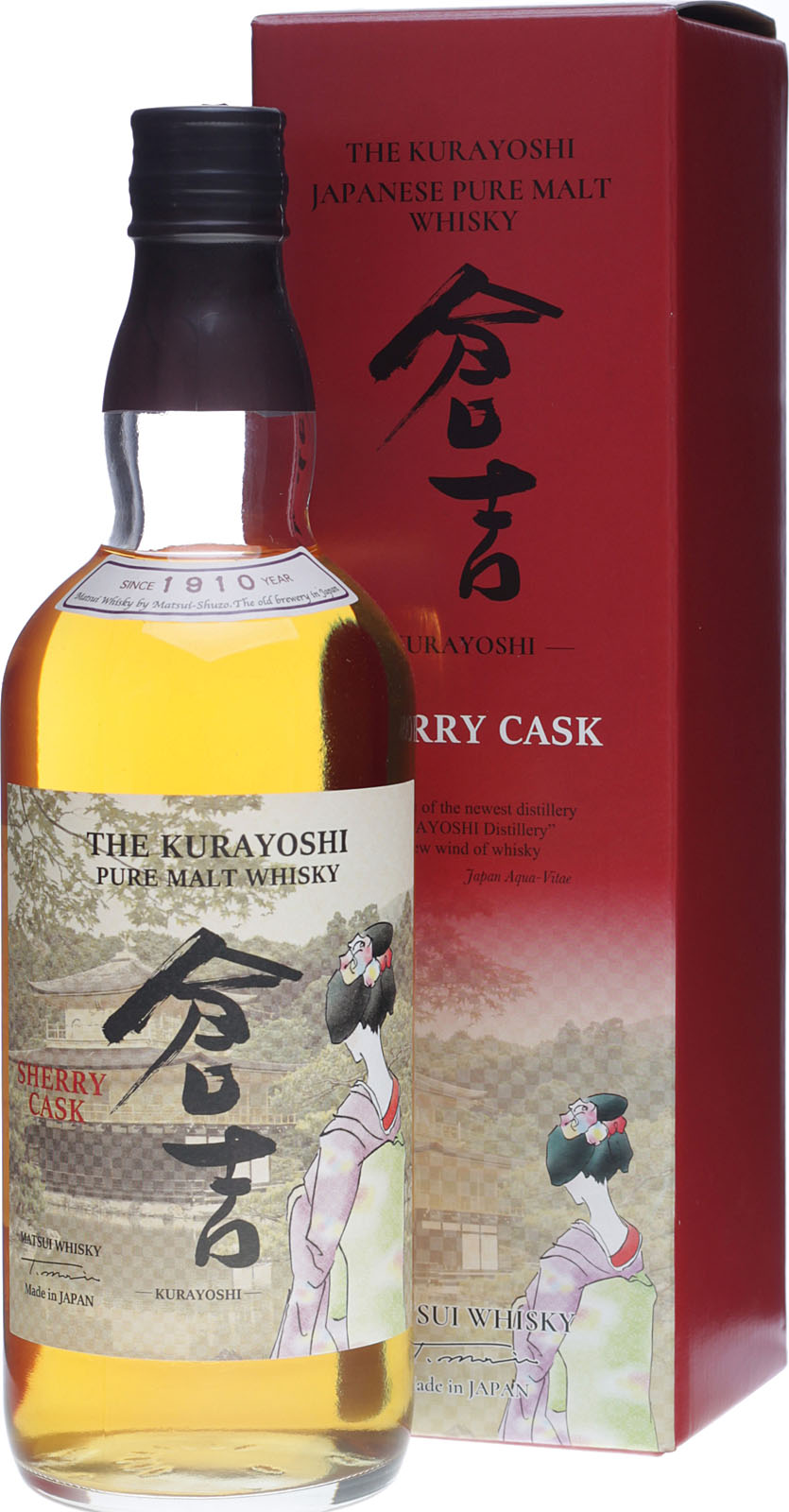 Kurayoshi Pure Malt Sherry Cask Whisky Travel Edition a