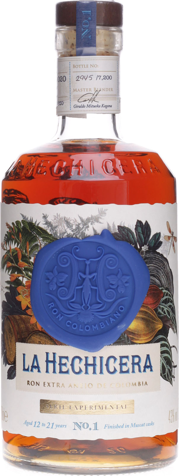 La Hechicera Reserva Familiar Extra Anejo de Colombia R