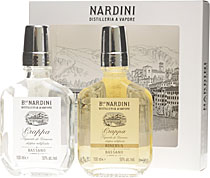 Nardini Grappa 50 Bianca und Riserva Tasting Set 