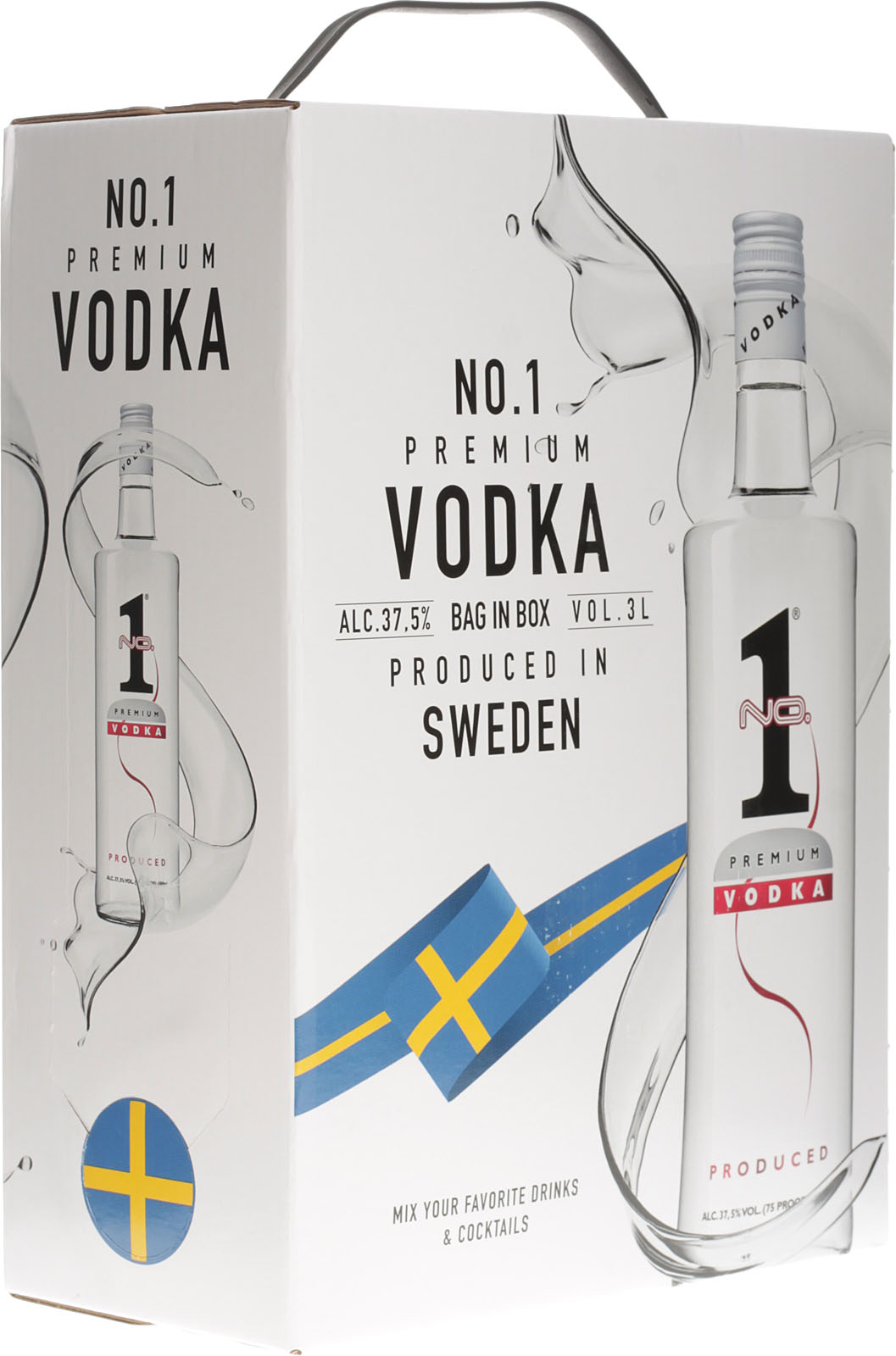No. 1 Premium Vodka Bag in Box 3 Liter 37,5 % Vol. bei
