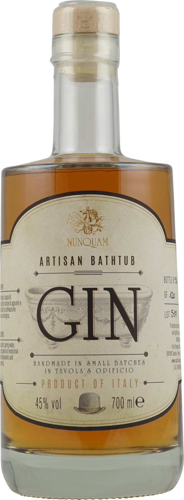 Nunquam Artisan Bathtub Gin aus Italien im Shop kaufen