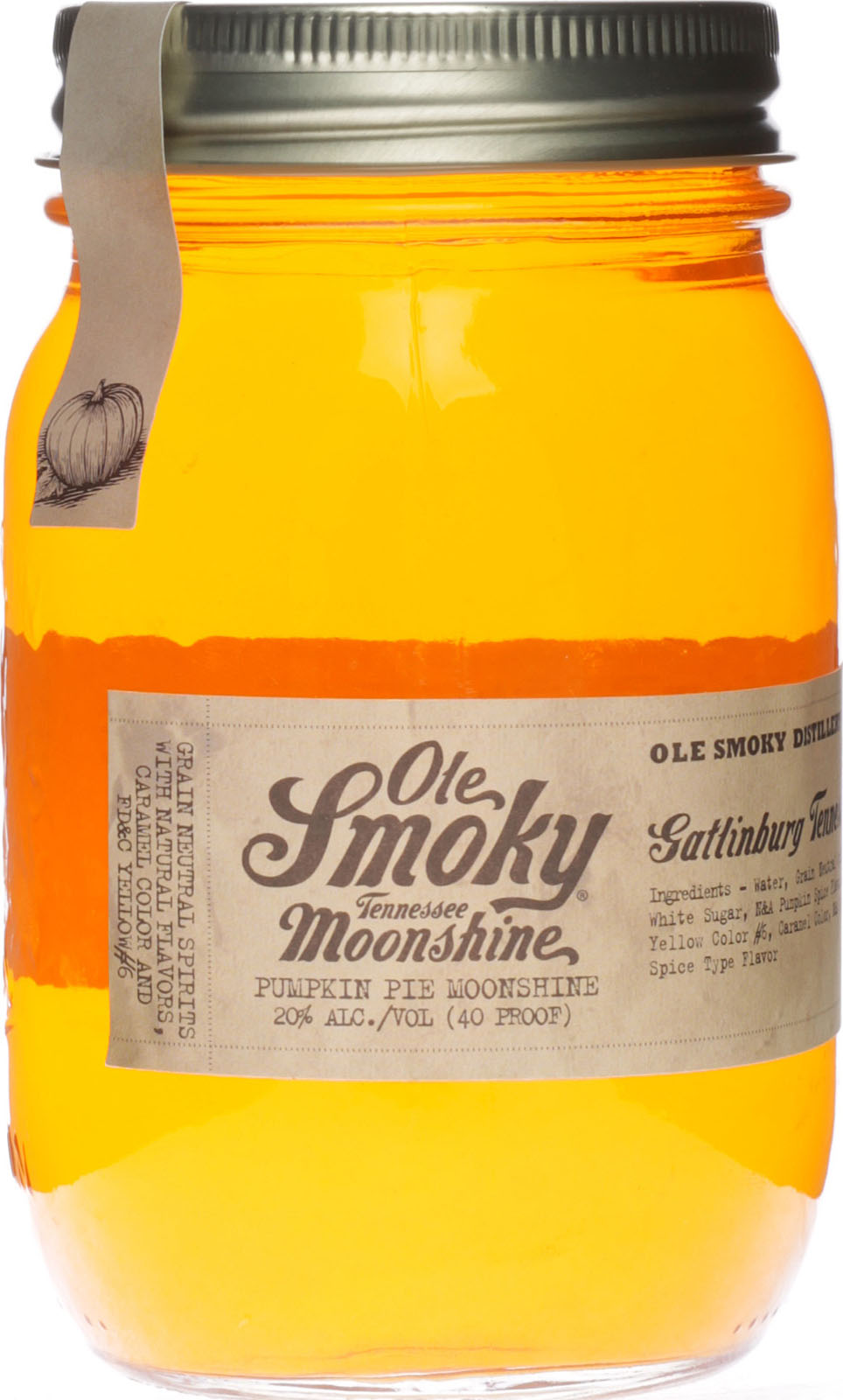 Ole Smoky Moonshine Pumpkin Pie 0,5 Liter 20 % Vol. im