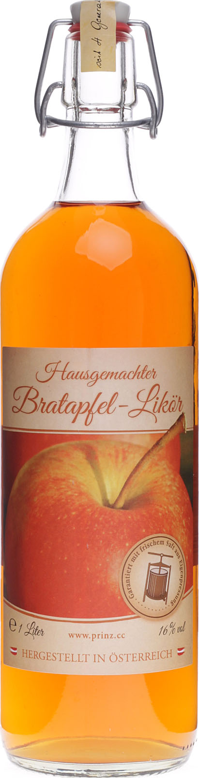 Prinz Bratapfel Likör 1 Liter 16 % Vol. im Shop kaufen.