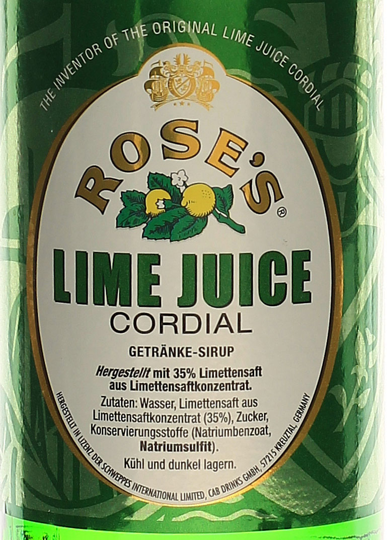 Rose`s Lime Juice 0,75 Liter günstig im Shop kaufen.