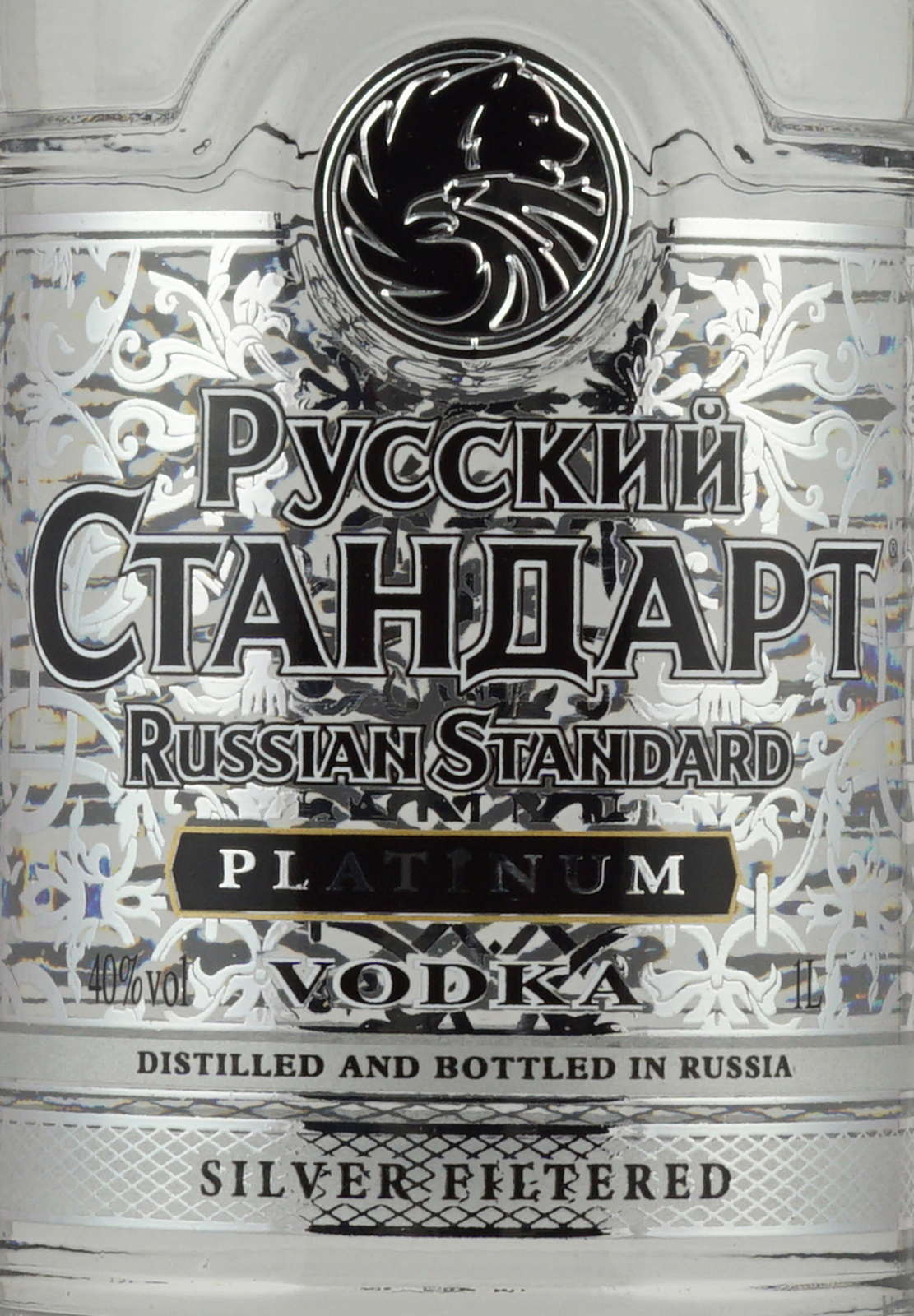 Russian Standard Platinum Vodka 1 Liter Wodka aus Rus